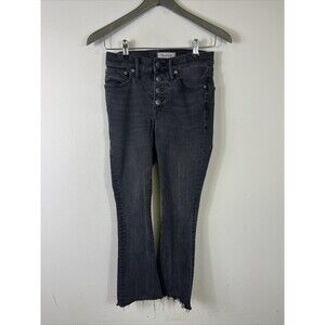 Madewell Size 25 Cali Demi-Boot Jeans in Bellspring Wash Button-Front Edition